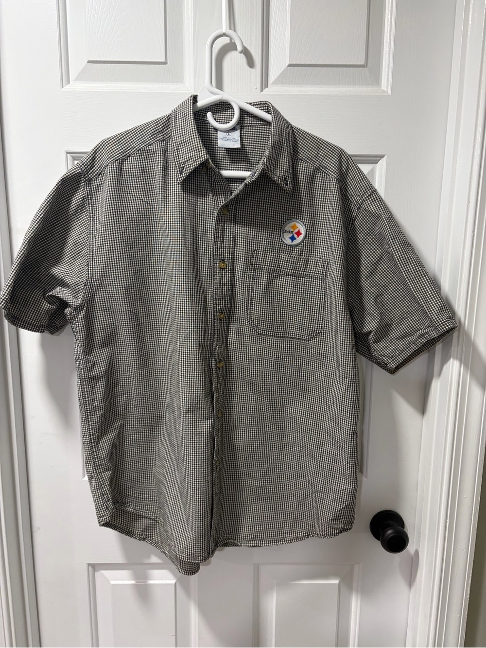 Men's Pittsburgh Steelers Button Down - Sz L